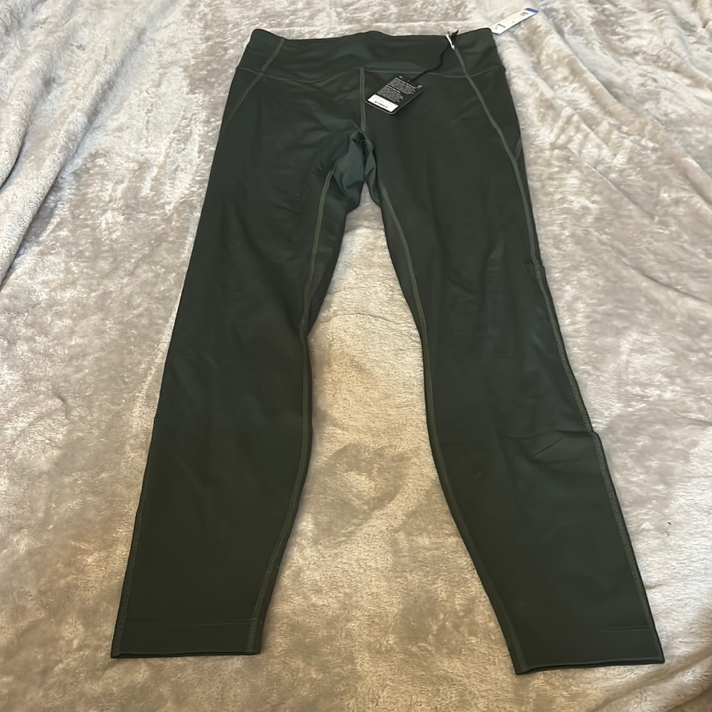 NWT allbirds natural legging in pine green